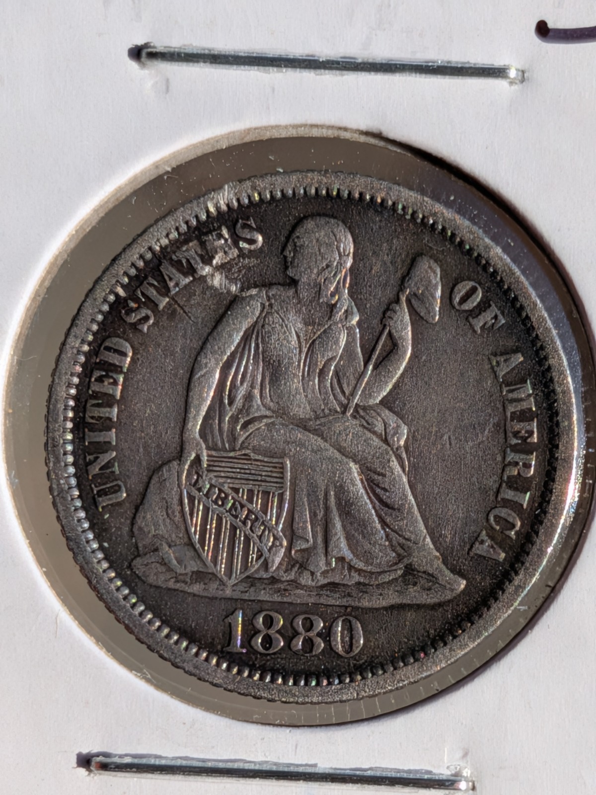 1880 Sitting Liberty Dime 1880 Sitting Liberty Dime