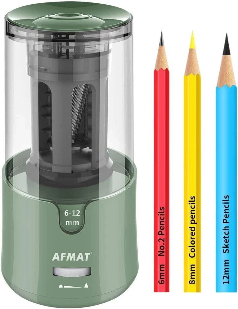 Electric Pencil Sharpener Auto Stop Super Sharp & Fast Electric Pencil Sharpener