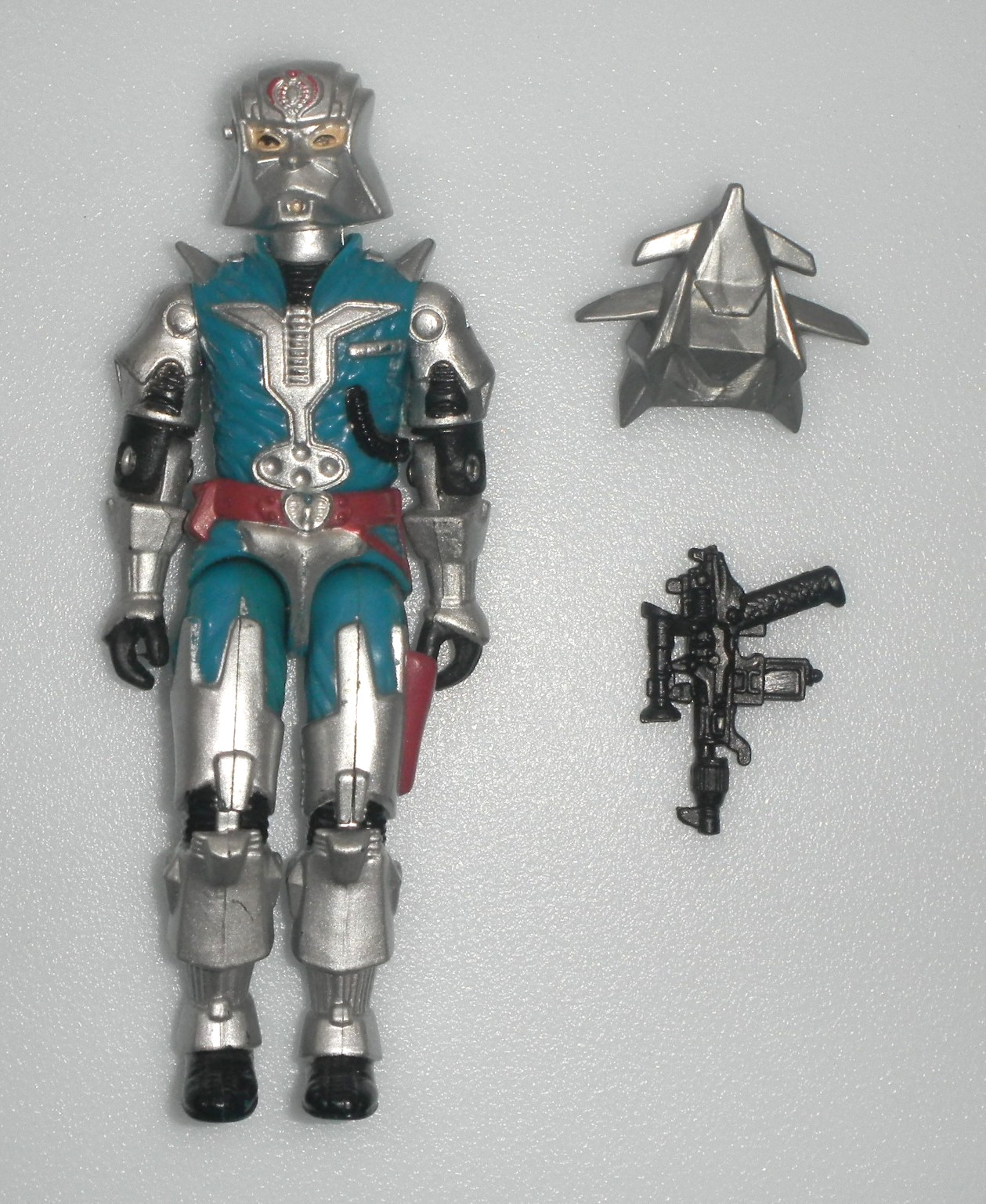 Vintage 1987 Cobra Commander v3 G.I. GI Joe 99% Complete Figure 3.75 ARAH Lot
