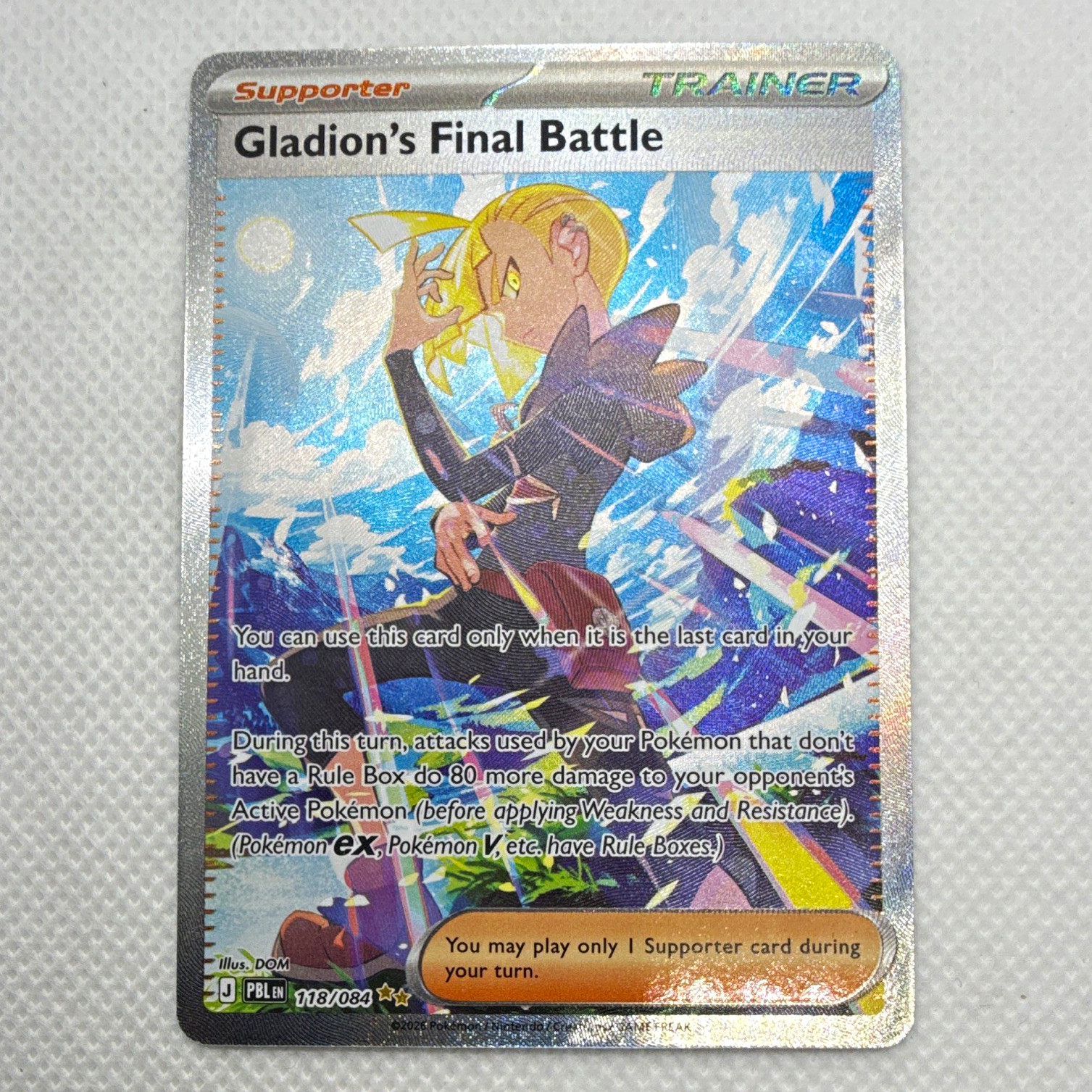 Gladion\'s Final Battle #118 Pokemon Pitch Black  