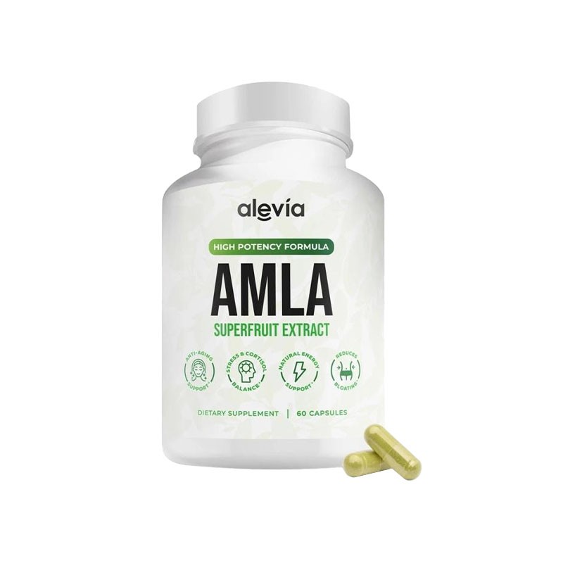 1-5x Alevia Organic Amla Capsule 1000mg Indian Gooseberry Antioxidant Supplement