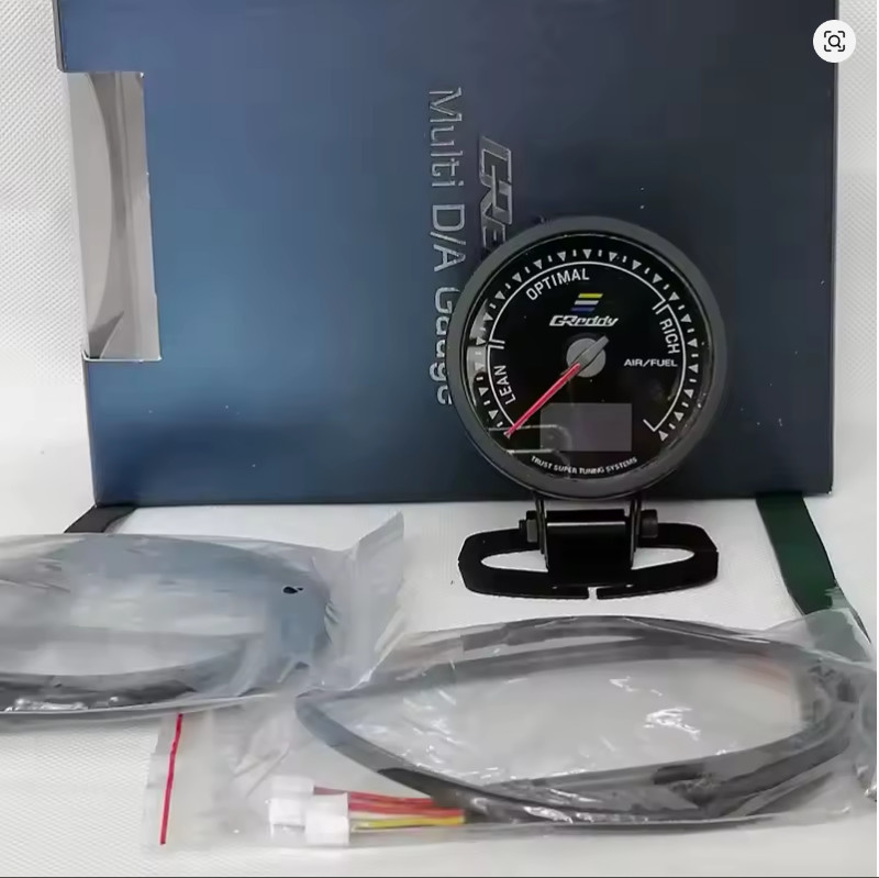 Greddy Digital Air Fuel Gauge 62mm Black/White Face Meter LED JDM