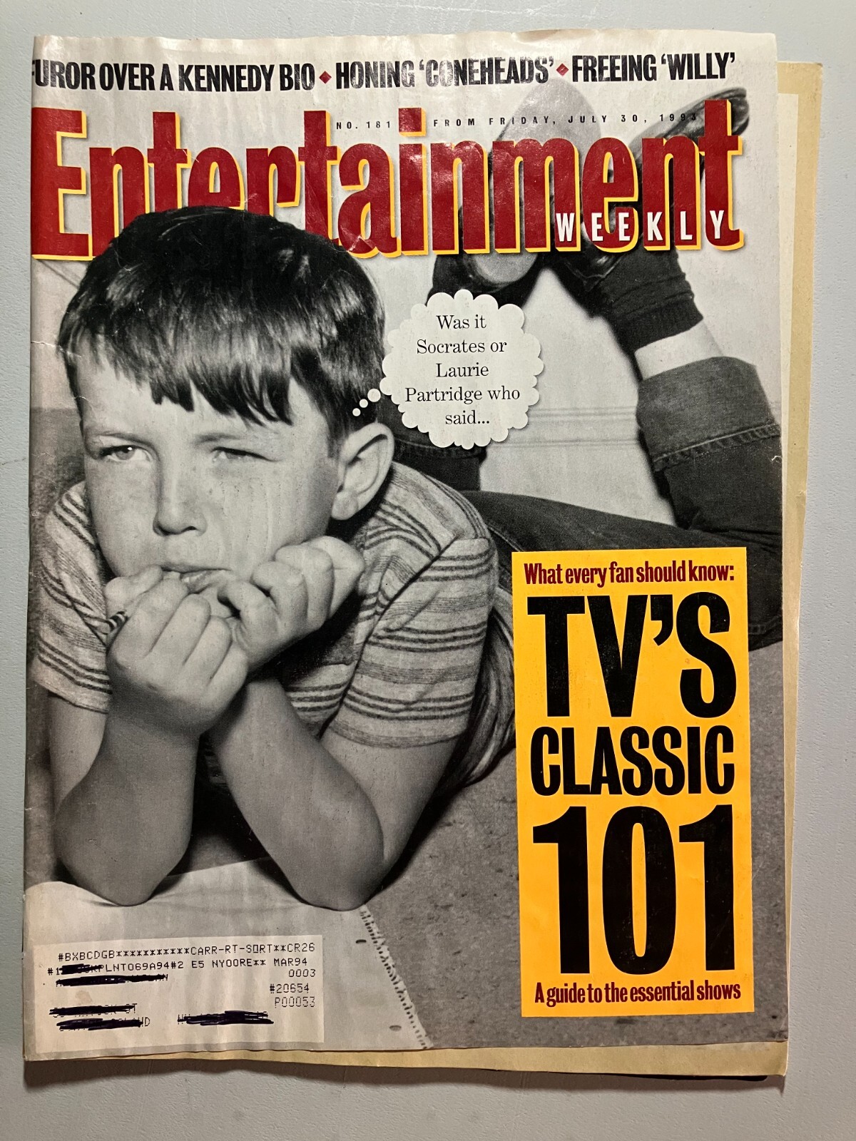 Entertainment Weekly #181 July 30 1993 TV's Classic 101 Coneheads Vtg Magazine Entertainment Weekly #181 July 30 1993 TV's Classic 101 Coneheads Vtg Magazine
