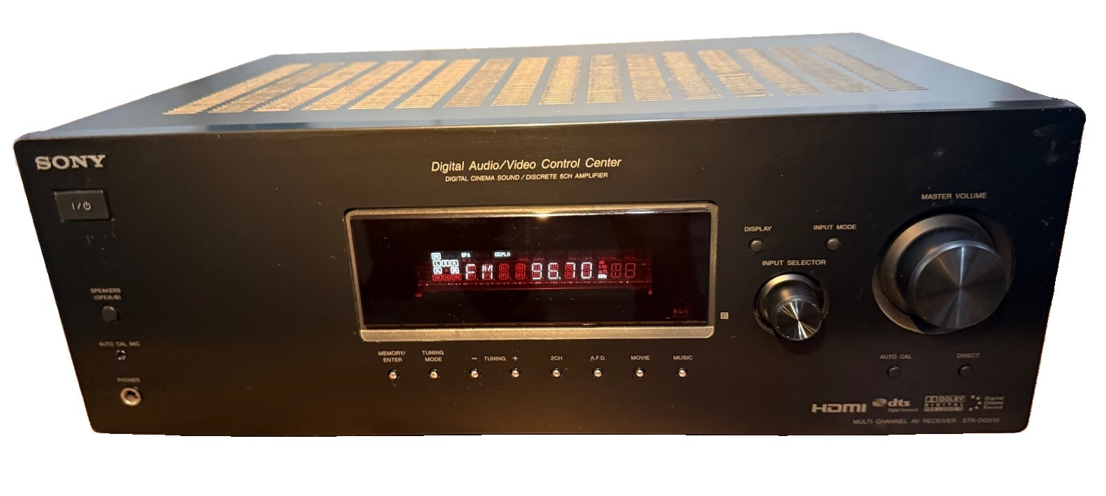 Sony Multi Channel Dolby AV Receiver STR-DG510 90 Watts Ch Tested Excellent