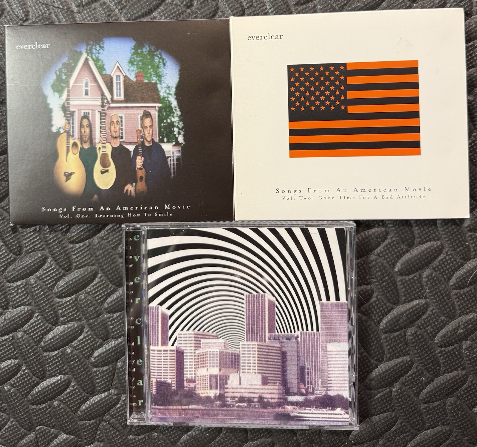 Everclear 3 CD Lot Songs From An American Movie Vol 1 & 2 Slow Motion Daydream