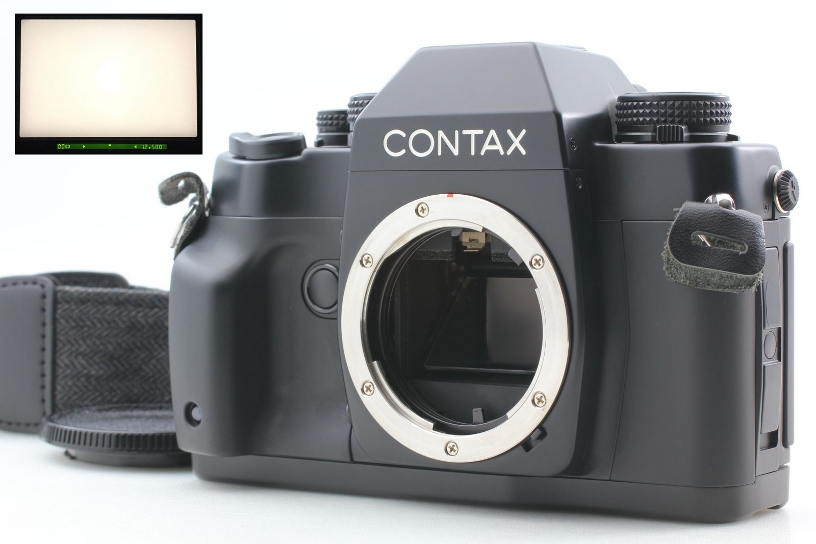 Meter LCD Works [Top MINT] Contax RX Black SLR 35mm Film Camera Body From JAPAN