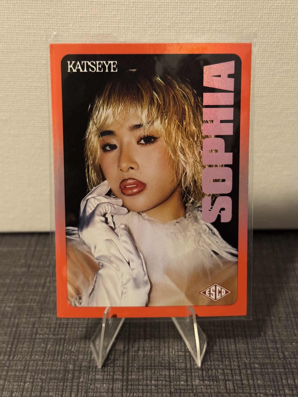 ESCO 2026 KATSEYE Wild Sophia #22 Trading Card Serial limited 004/005