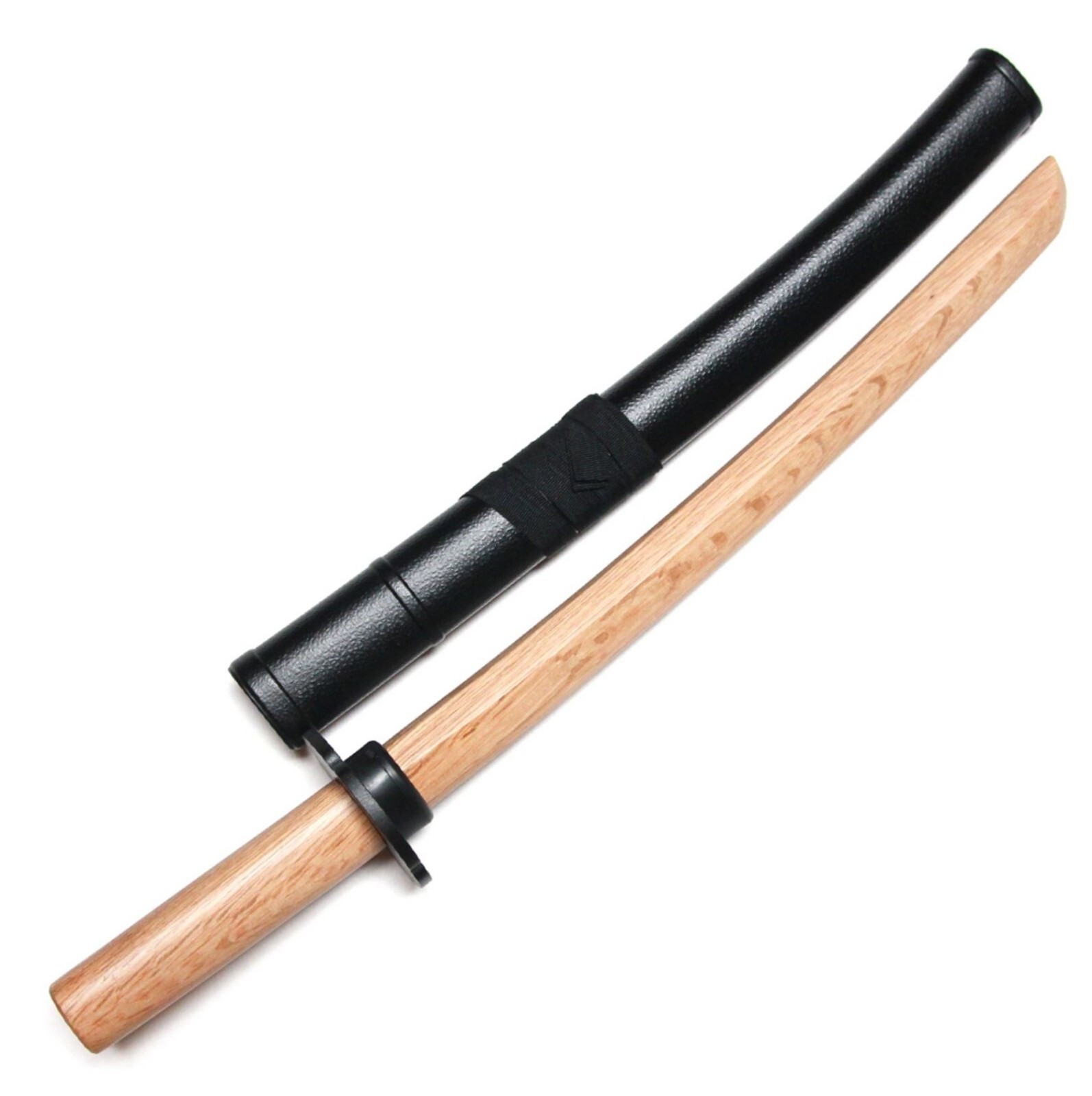 E-BOGU Handcrafted Natural Oak Short Sword (55cm) with Saya/Scabbard