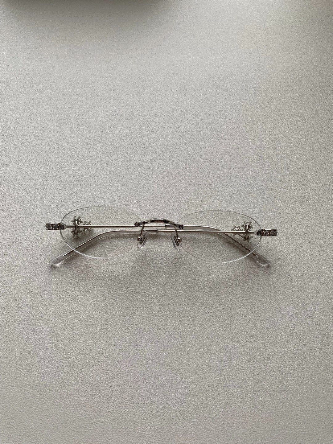 Gentle Monster Orora 02 VYG Rimless Sunglasses Silver Clear Lens 55-20-146 NEW Gentle Monster Orora 02 VYG Rimless Sunglasses Silver Clear Lens 55-20-146 NEW