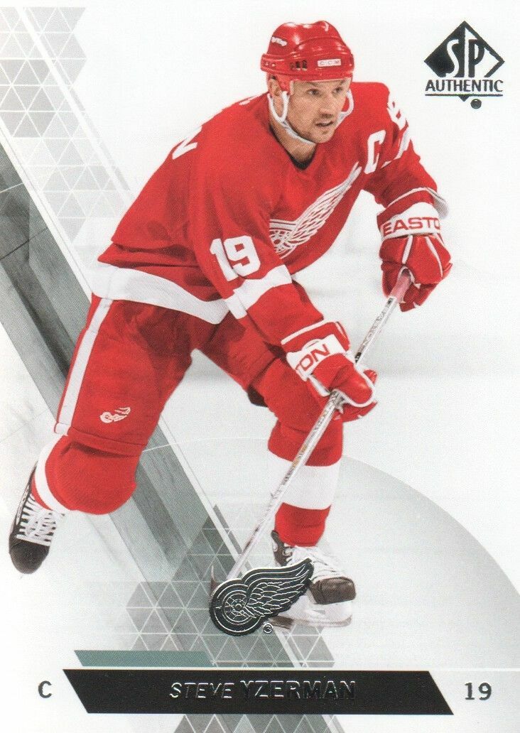 2013-14 SP Authentic #46 Steve Yzerman - NM-MT 2013-14 SP Authentic #46 Steve Yzerman - NM-MT