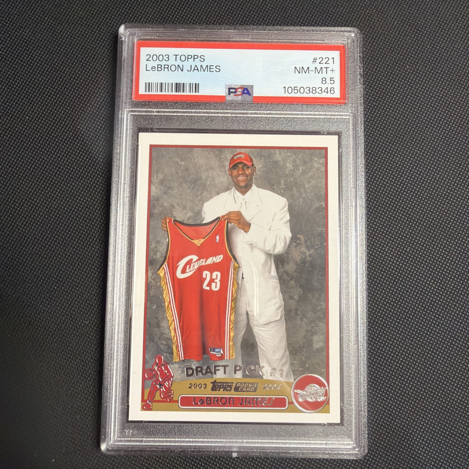 2003-04 Topps - Rookie Draft Pick π₯ LeBron James #221 (RC) π₯ 2003-04 Topps - Rookie Draft Pick π₯ LeBron James #221 (RC) π₯