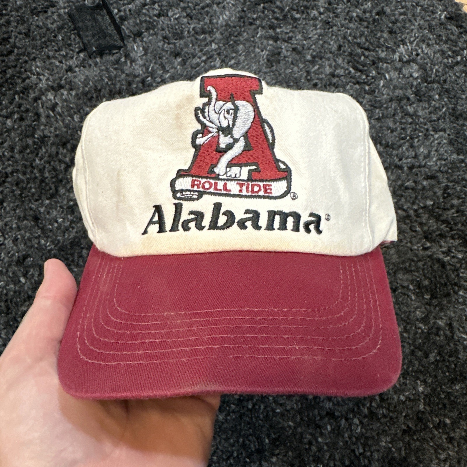 Vintage University Of Alabama Crimson Tide SnapBack Hat Cap Kelly Tires Vintage University Of Alabama Crimson Tide SnapBack Hat Cap Kelly Tires