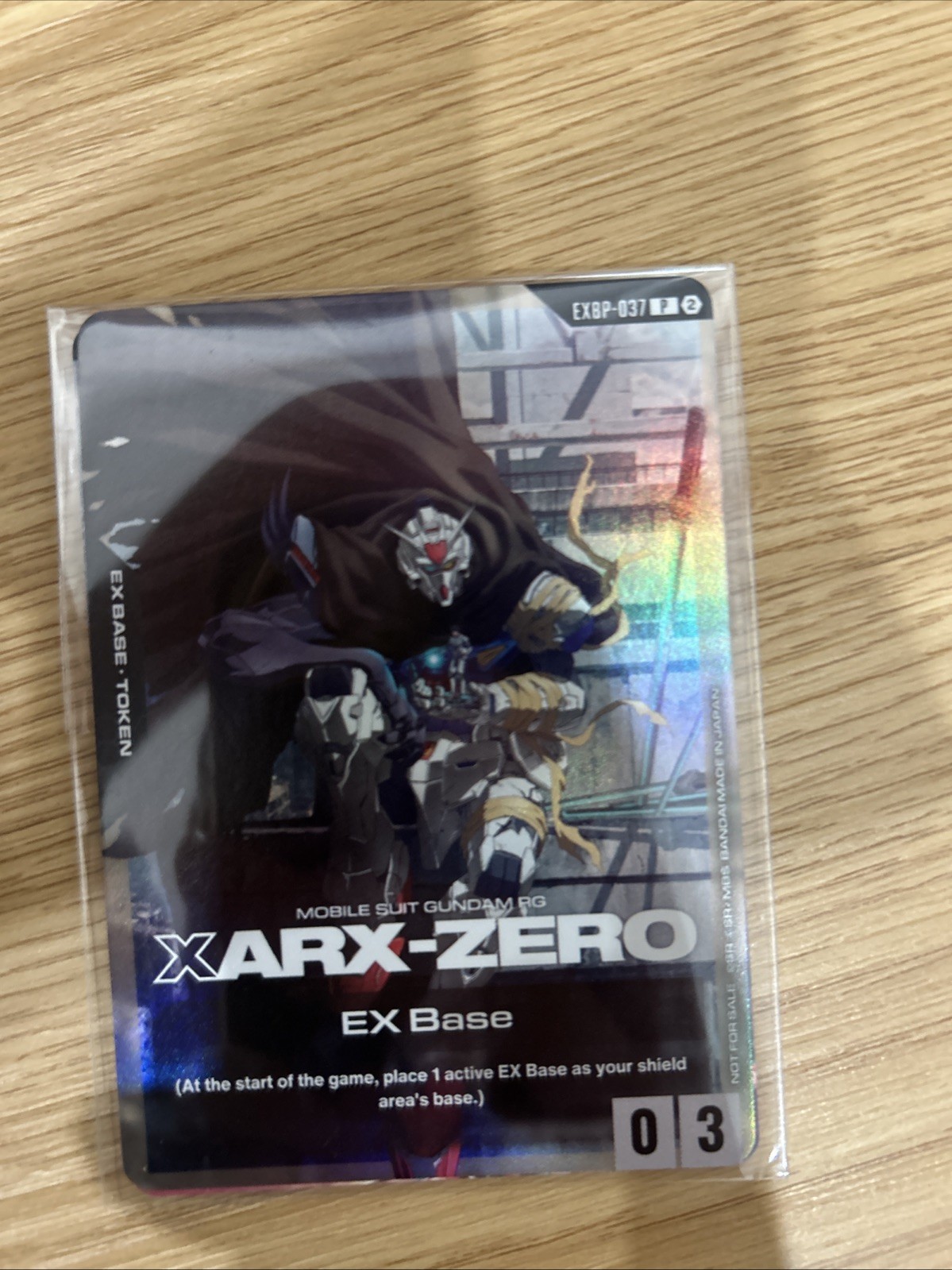 NYCC 2026 EX Base EXBP-037 Gundam SEALED Promo ENGLISH Gundam X-arx Zero NYCC 2026 EX Base EXBP-037 Gundam SEALED Promo ENGLISH Gundam X-arx Zero