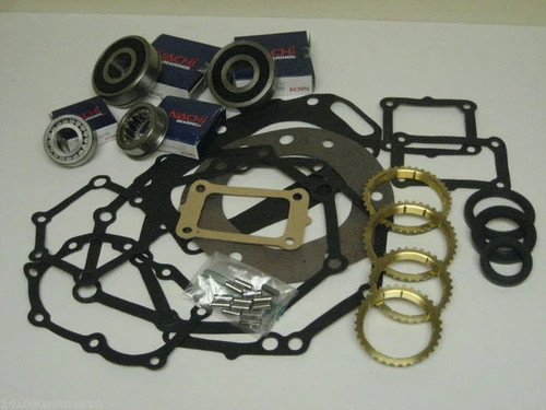 AX5 TRANSMISSION REBUILD KIT WITH SYNCHRO RINGS (BK161LAWS) TRANSTAR