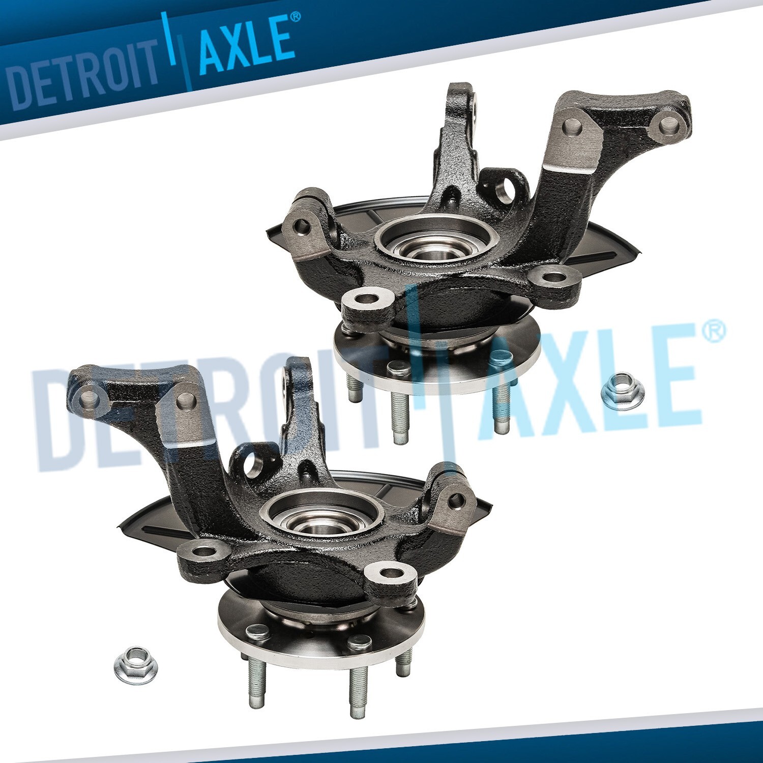 Pair Front Knuckle & Wheel Hub Bearing for 2005-2012 Ford Escape Tribute Mariner Pair Front Knuckle & Wheel Hub Bearing for 2005-2012 Ford Escape Tribute Mariner