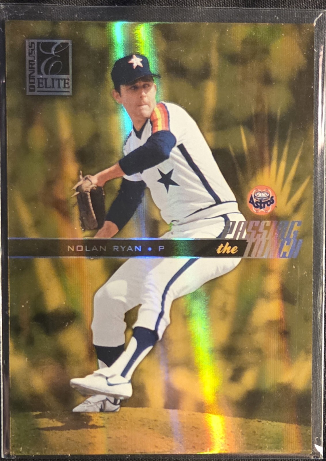 Nolan Ryan 2005 Donruss Elite Passing The Torch Gold SP /50