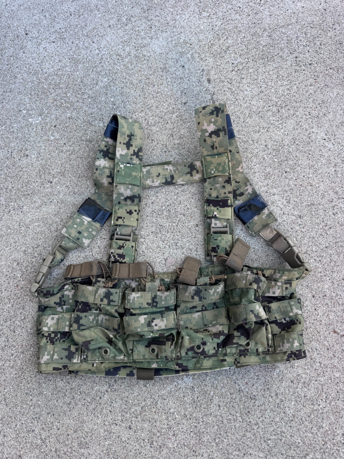 First Spear AOR2 H-Strap Tape Modded Chest Rig