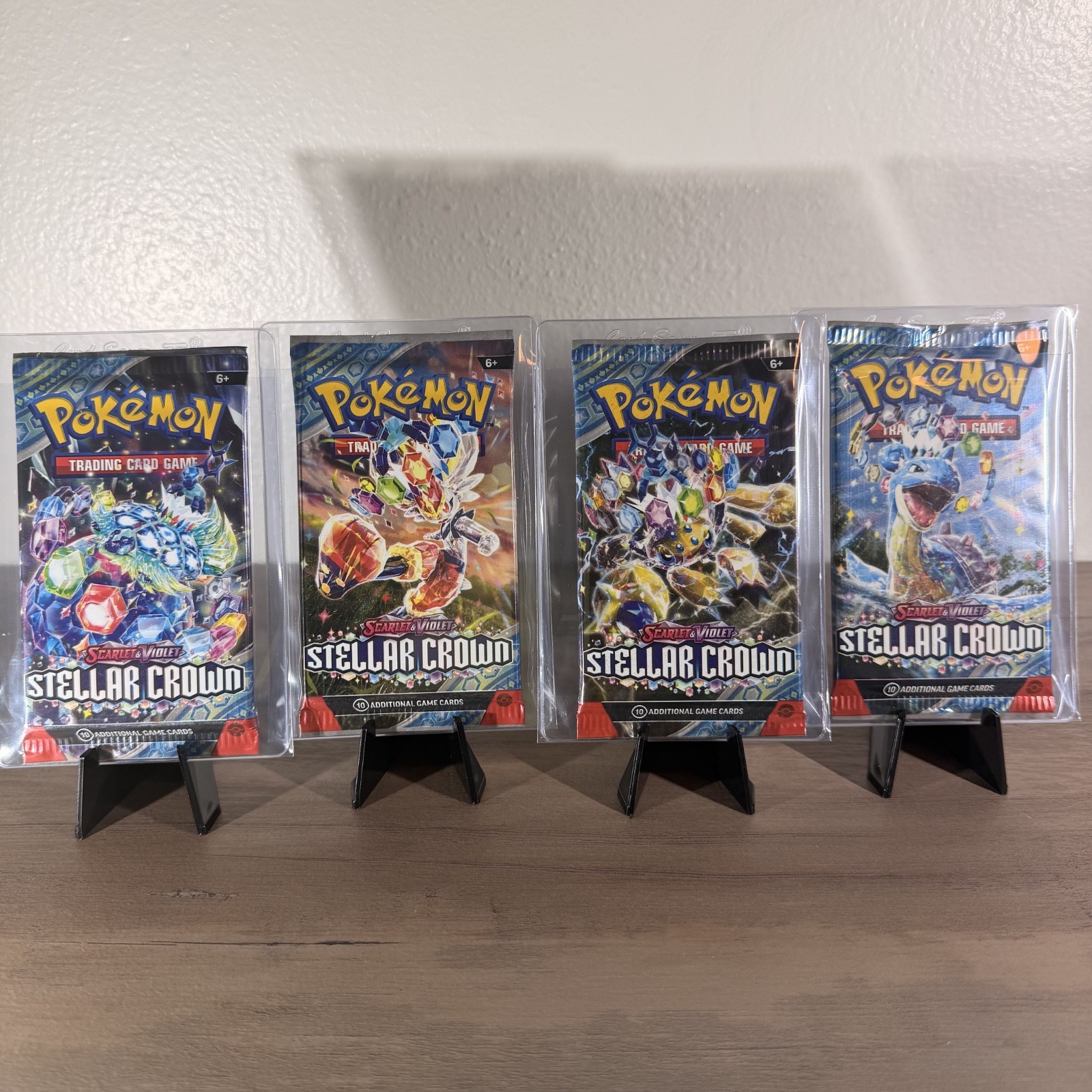 Pokemon Steller Crown Booster Pack Art Set Ready Ship Pokemon Steller Crown Booster Pack Art Set Ready Ship