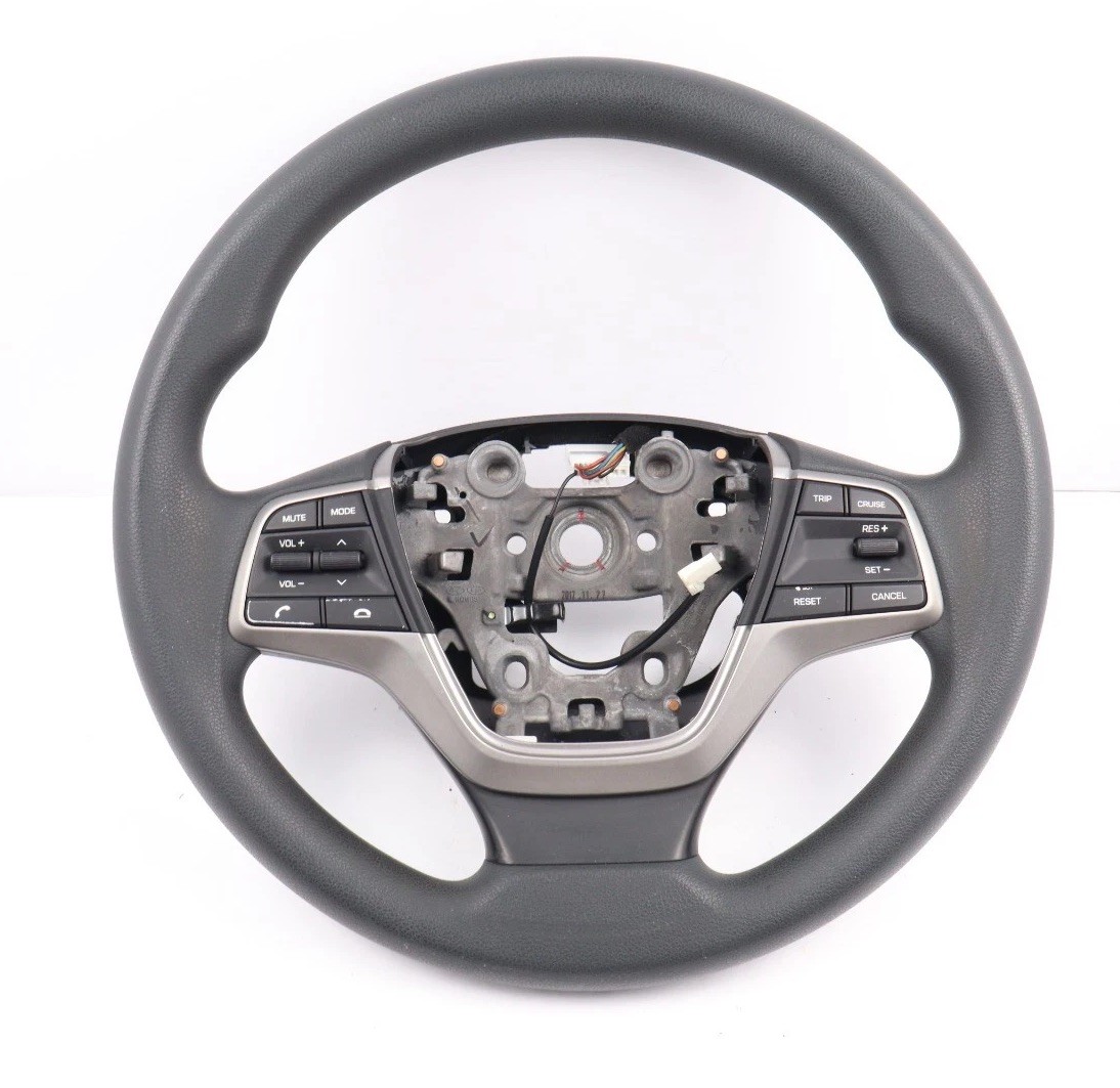 2018-2022 HYUNDAI ACCENT DRIVER STEERING WHEEL W/AUDIO CRUISE CONTROL SWITCH OEM