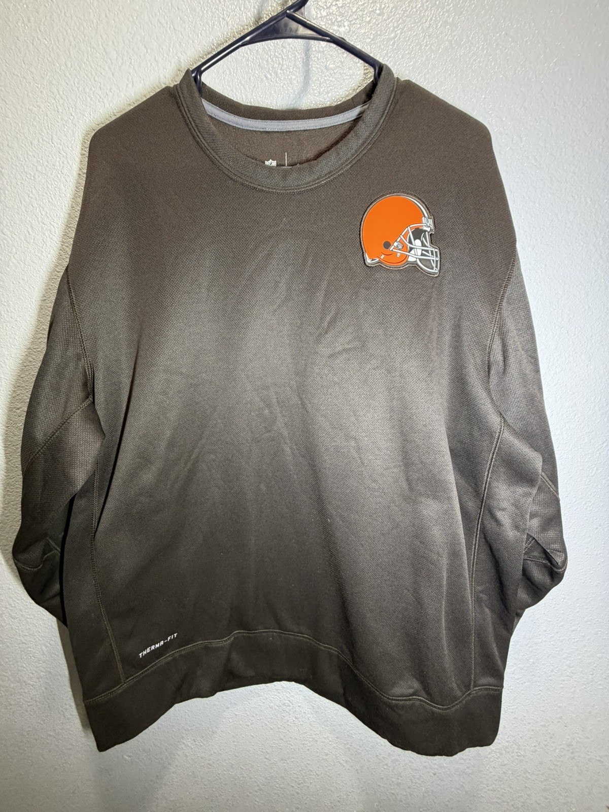 Nike Therma-Fit Cleveland Browns NFL Crewneck Sweatshirt XL