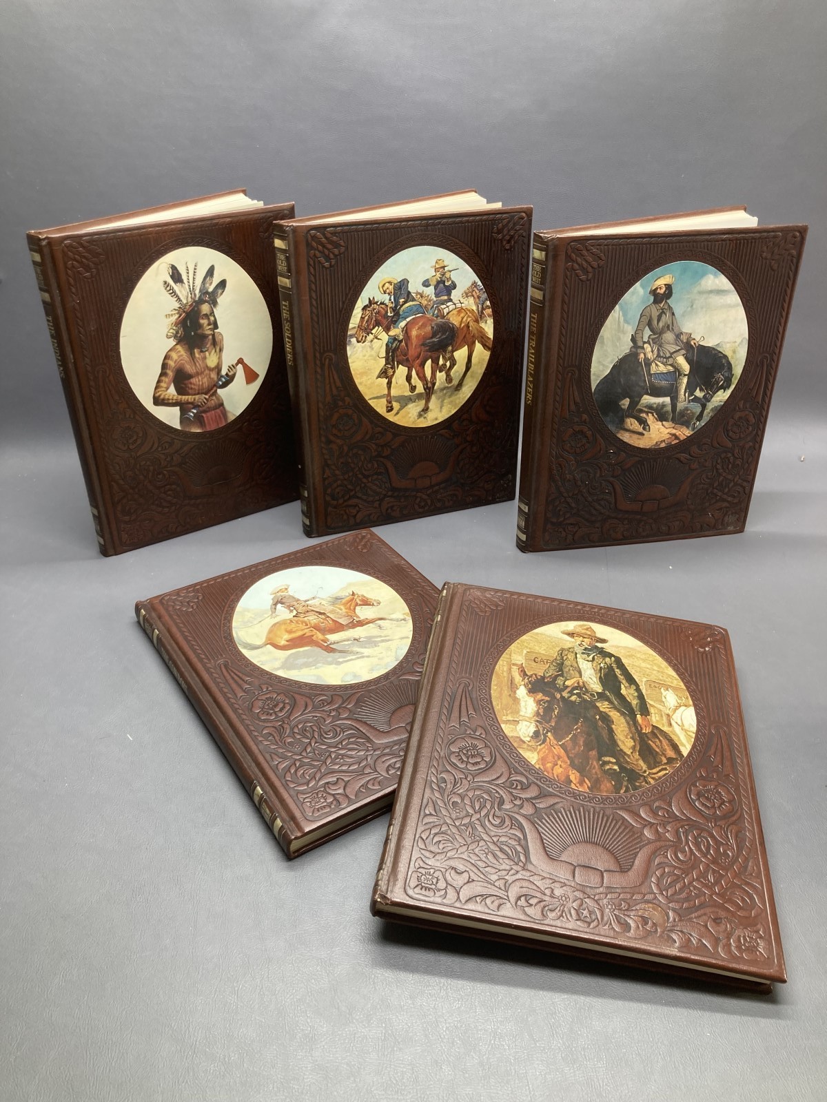 Time Life The Old West Lot of 5 Hardcover Books Cowboys Gunfighters Indians