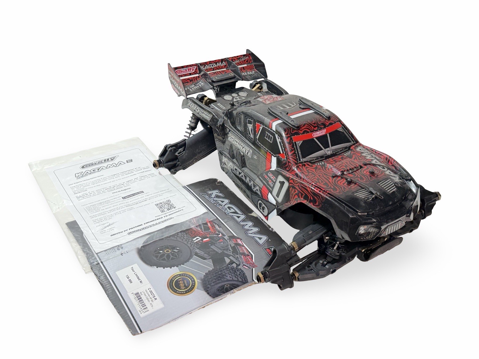 RARE Team Corally Kagama Limited Edition #134/999 Roller Slider Chassis Rc Truck