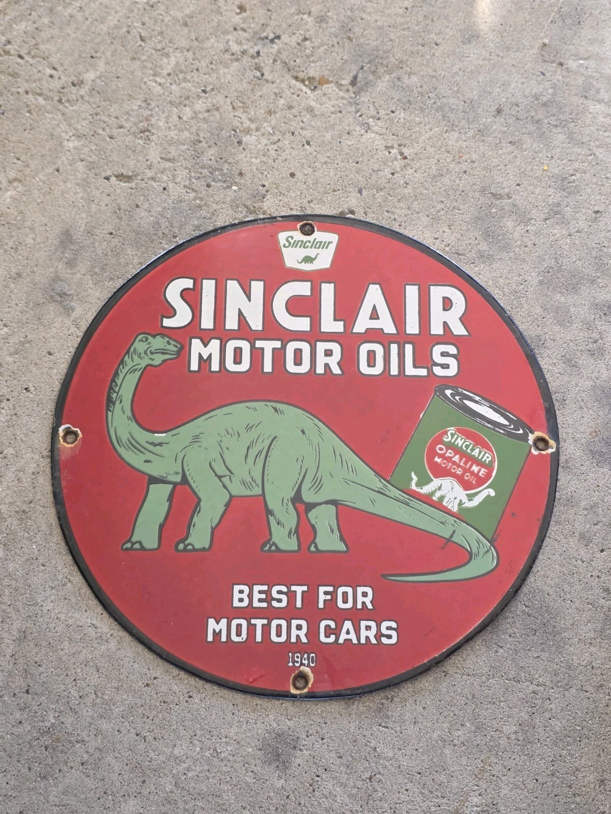 VINTAGE SINCLAIR MOTOR OIL 