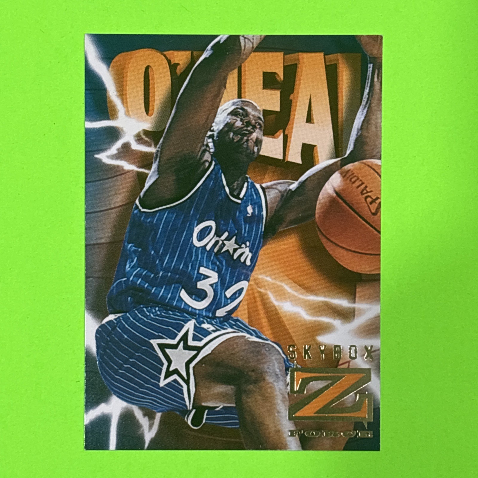 1996-97 Skybox Z-Force - Shaquille O\'Neal #64 1996-97 Skybox Z-Force - Shaquille O\'Neal #64