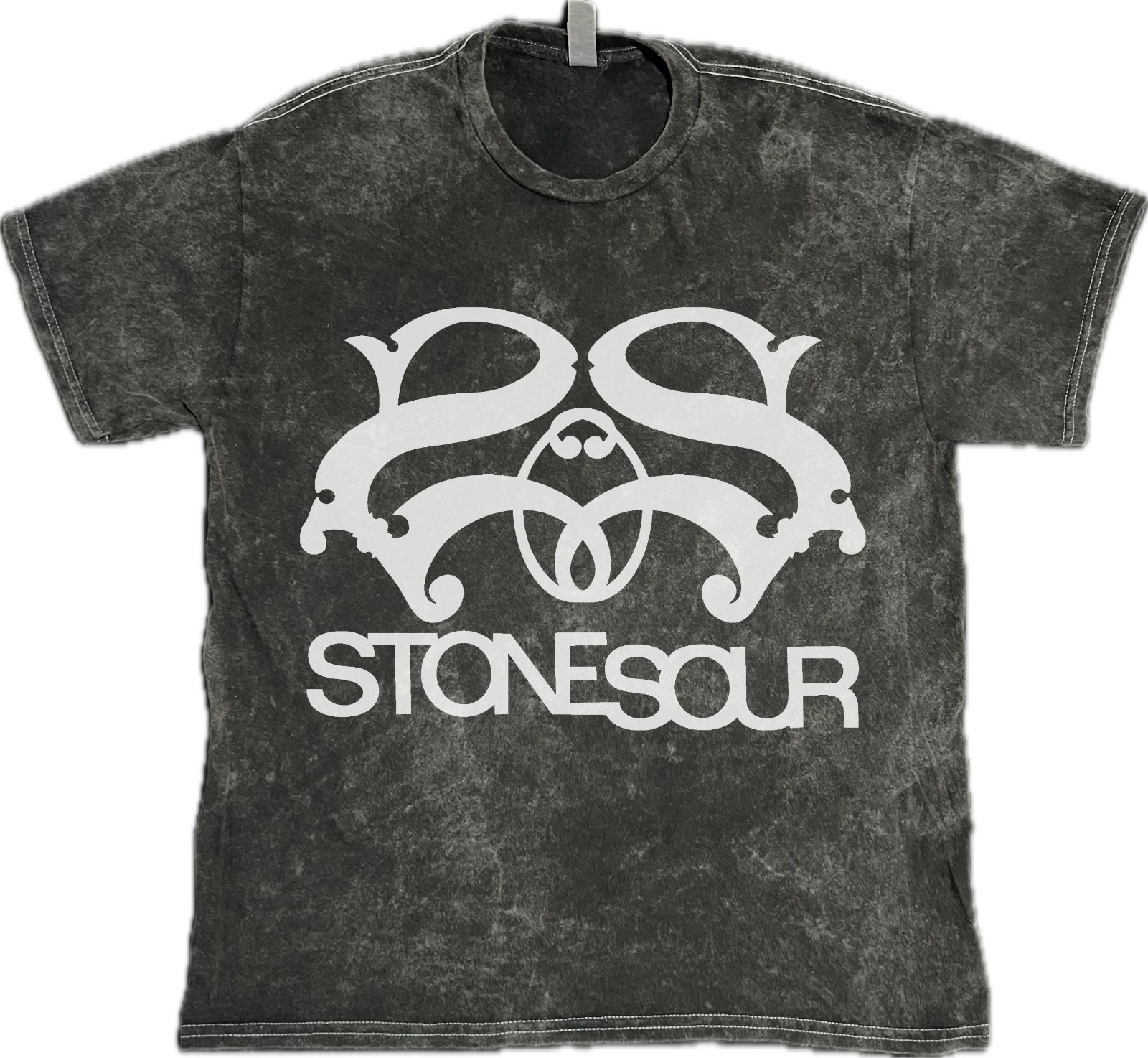 Stone Sour Logo T-Shirt Hard Rock Music Mineral Vintage Washed Tee