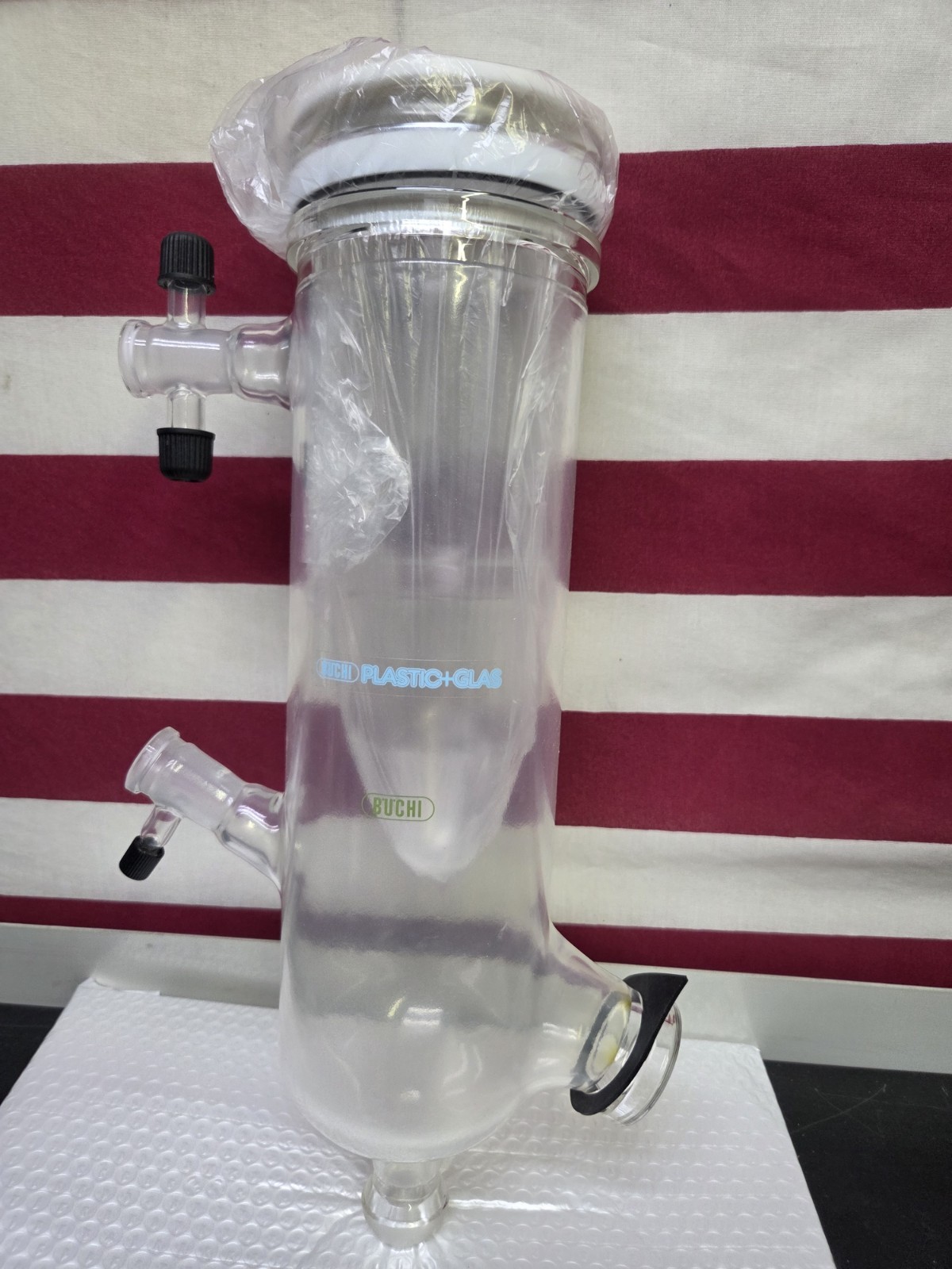 New Open Box BUCHI Cold Trap Condenser Glassware Set, See Ad New Open Box BUCHI Cold Trap Condenser Glassware Set, See Ad