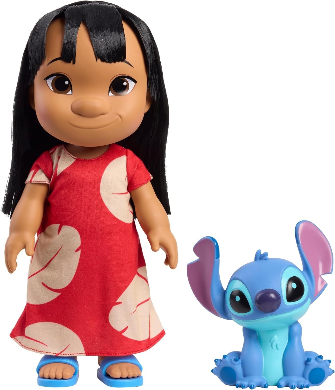 Disney Lilo & Stitch 14-inch Poseable Doll with Large, Multi-color