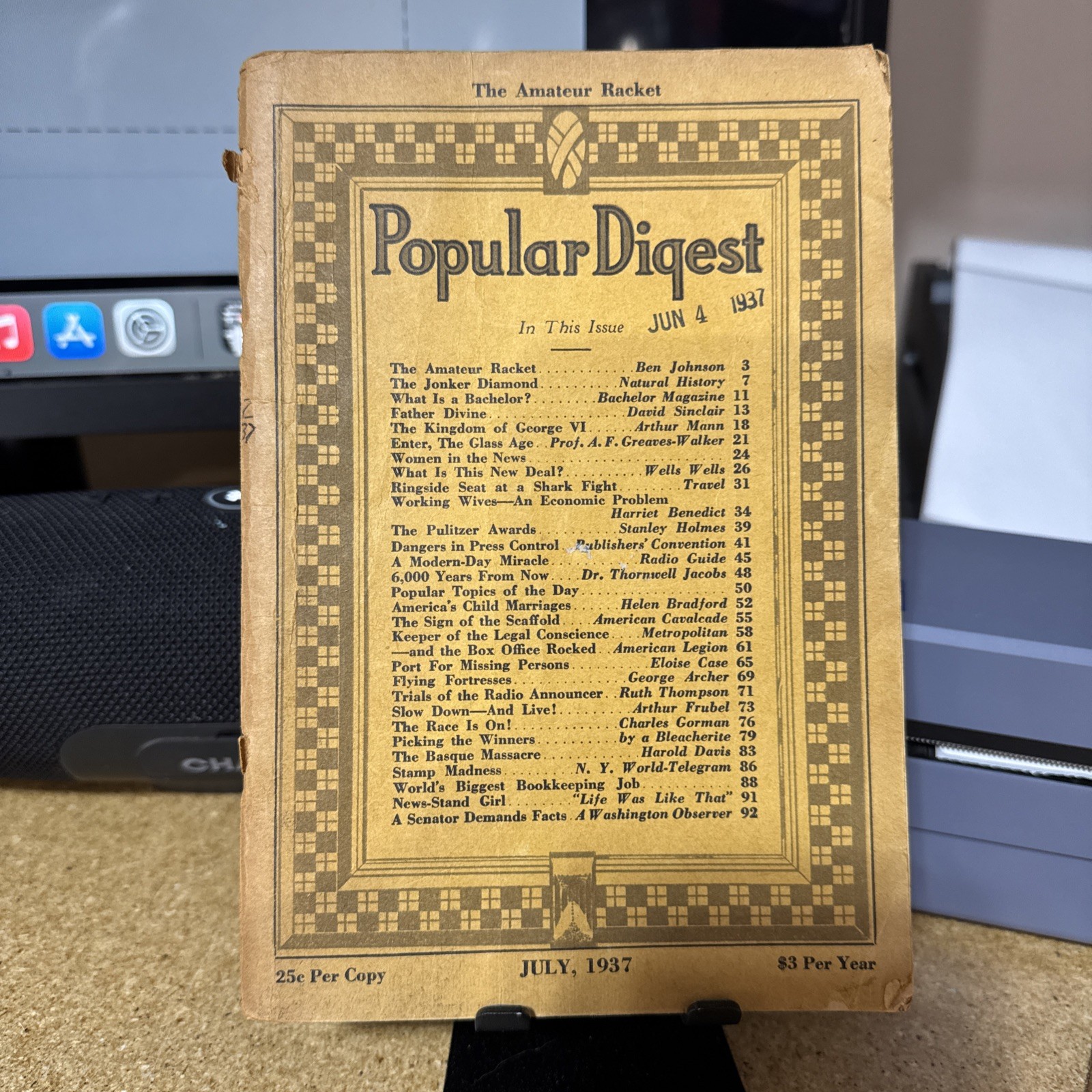 1937 July POPULAR DIGEST MAGAZINE - ISSUE #1 1937 July POPULAR DIGEST MAGAZINE - ISSUE #1