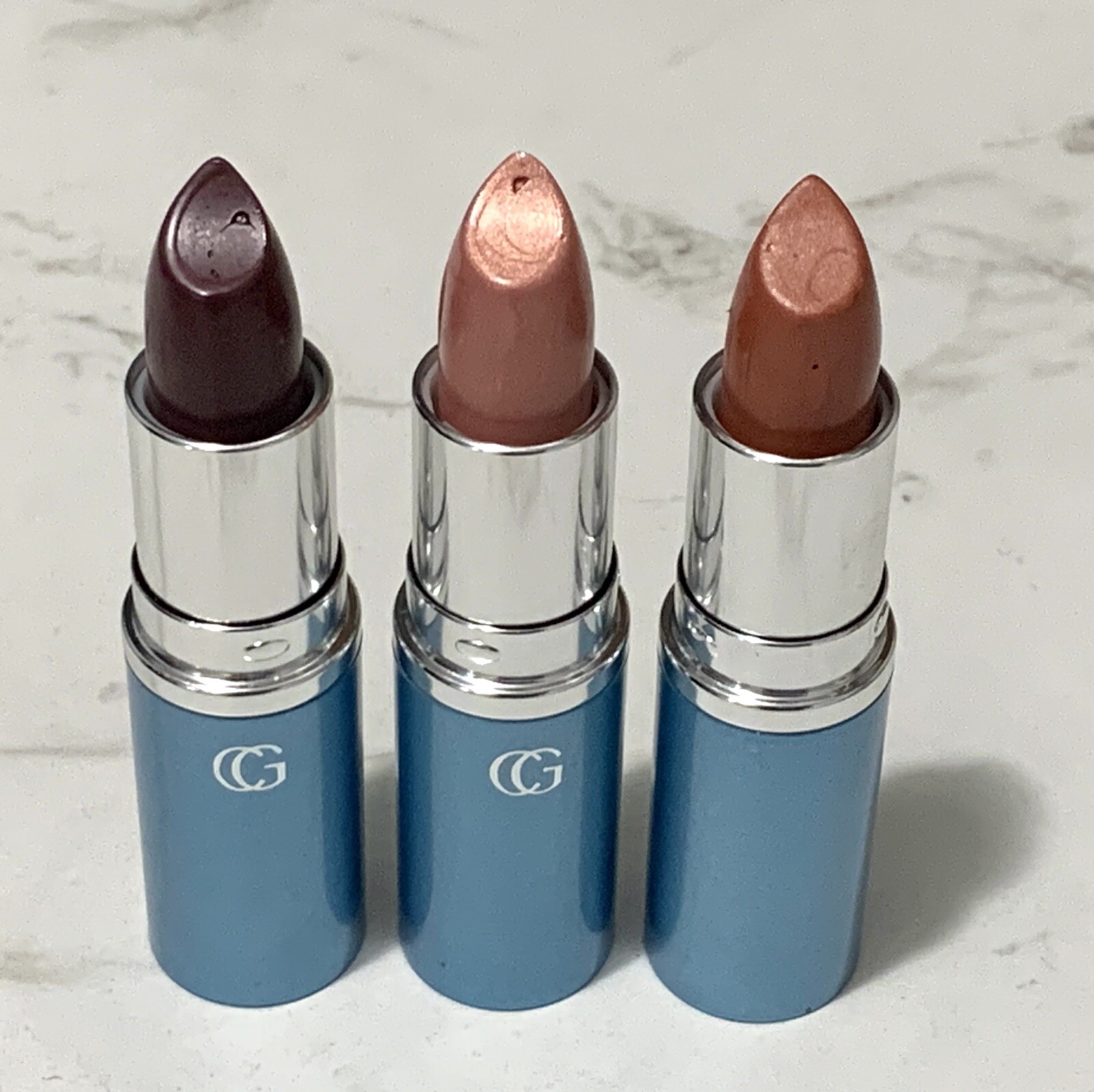 3X Covergirl Triple Lips lipstick ~ Divine, Hope, Clove ~ full size, nwob