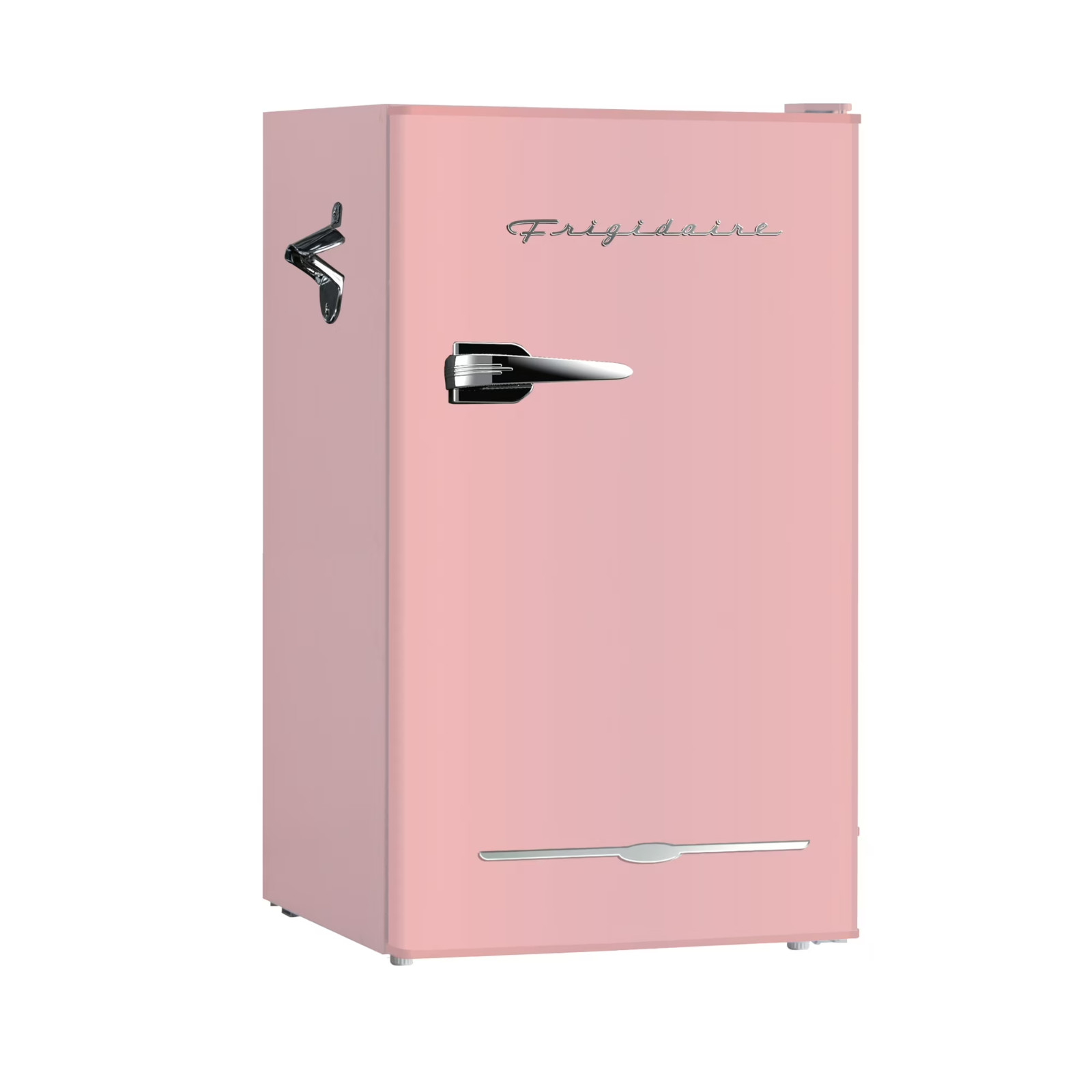 Frigidaire EFR376-C-PINK 3.2-Cu.ft. 65-Watt Retro Bar Refrigerator with Side Bot