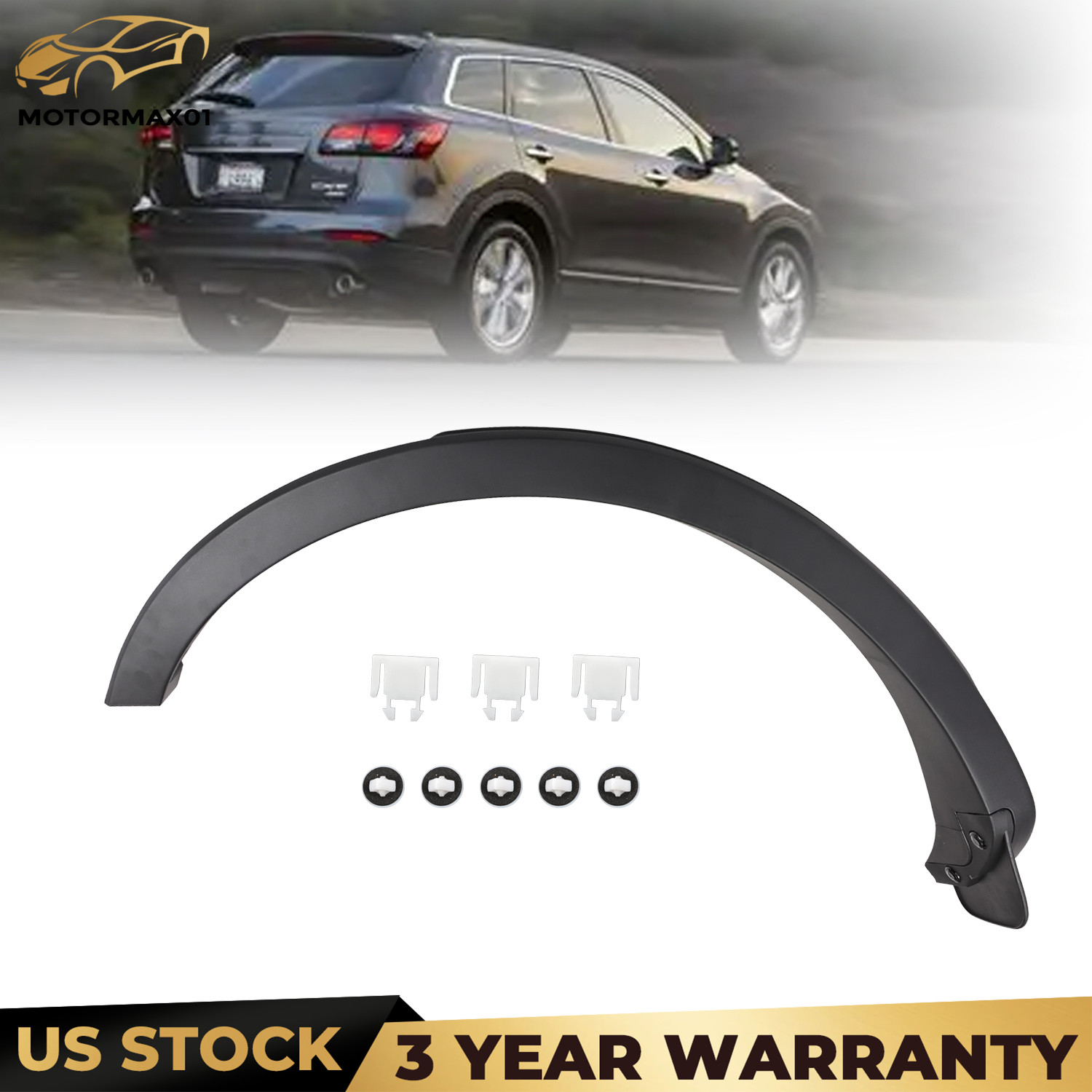 For 2007-2015 Mazda CX-9 Rear Right Fender Flare Molding TD11-51-W50H