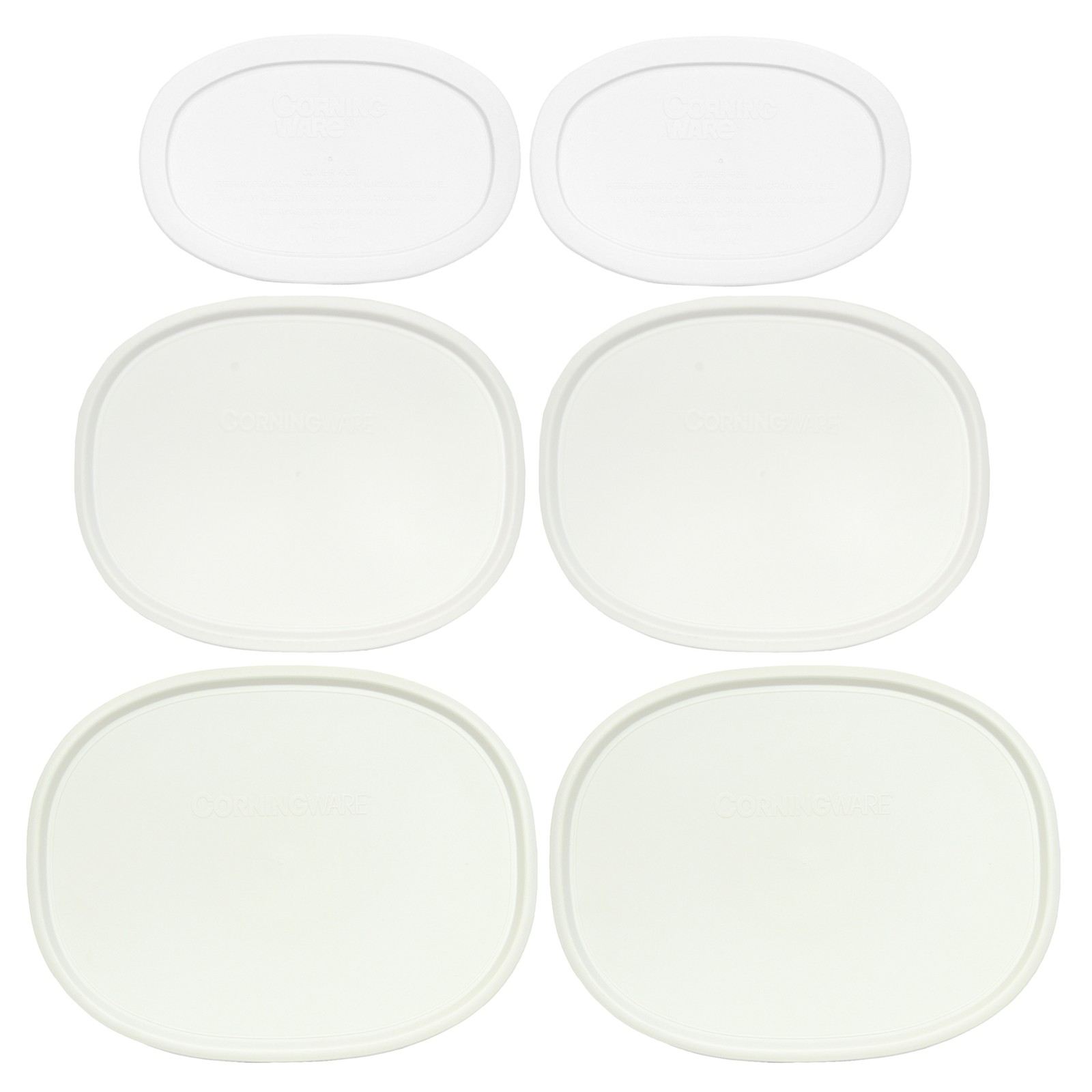 Corningware F-2-PC (2) 2.5-qt/1.5qt & F-12-PC (2) 1.5qt & F-15-PC (2) 15oz Fren