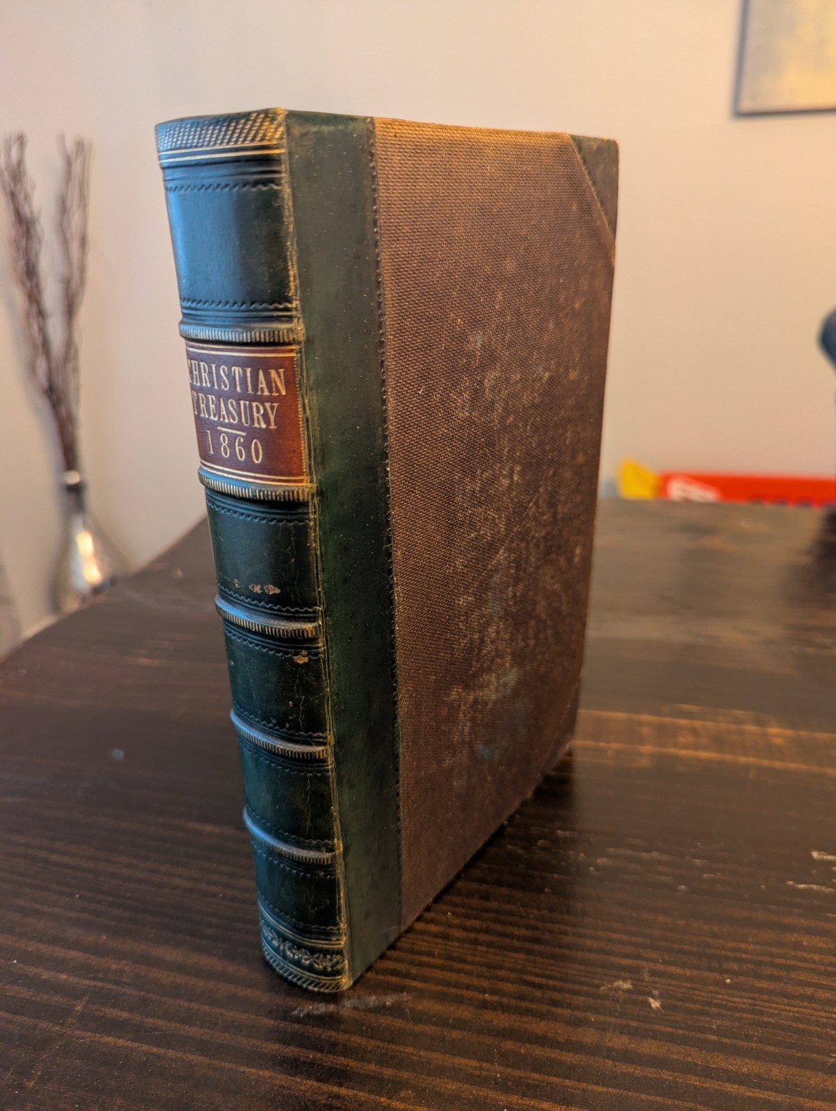 1860 The Christian Treasury Finely Bound 1860 The Christian Treasury Finely Bound