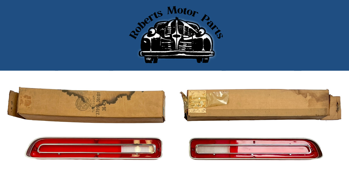 New Old Stock Tail Lenses For 1970 Chrysler Newport #3420592 & 3420593