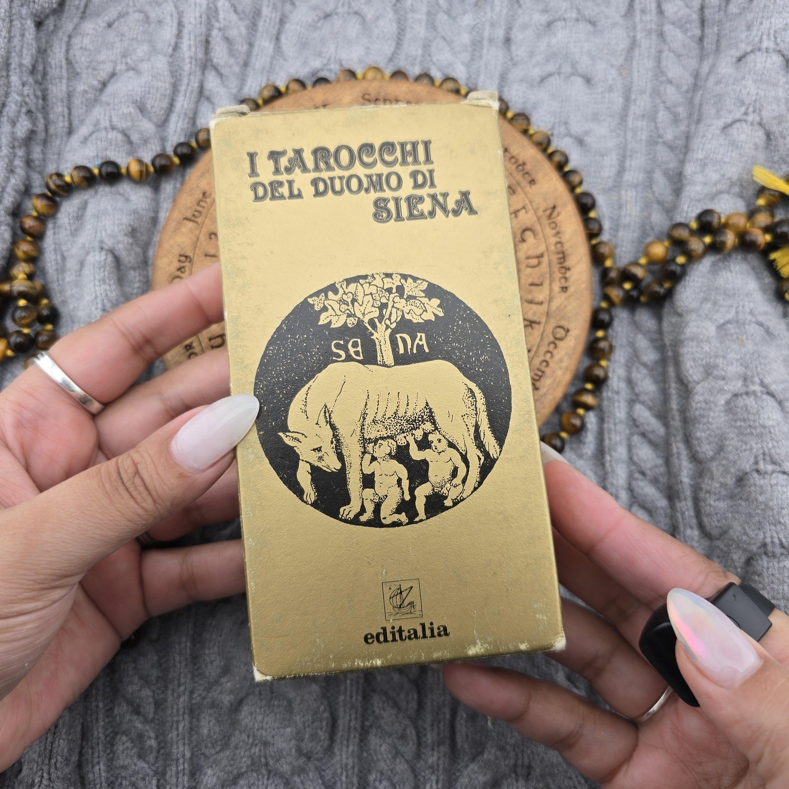 I Tarocchi Del Duomo Di Siena Tarot Cards 78 Card Complete Deck Vintage 1982