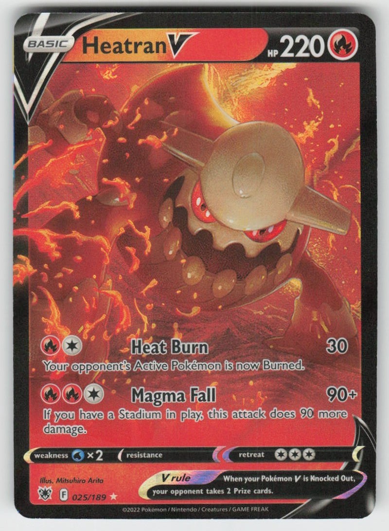 Heatran V 025/189 Ultra Rare SWSH10: Astral Radiance
