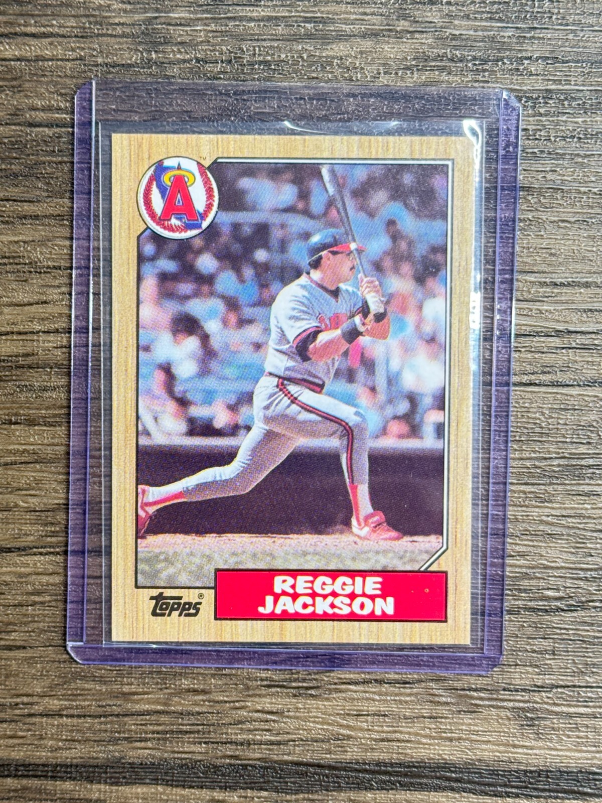 1987 Topps Reggie Jackson #300 Angels 1987 Topps Reggie Jackson #300 Angels
