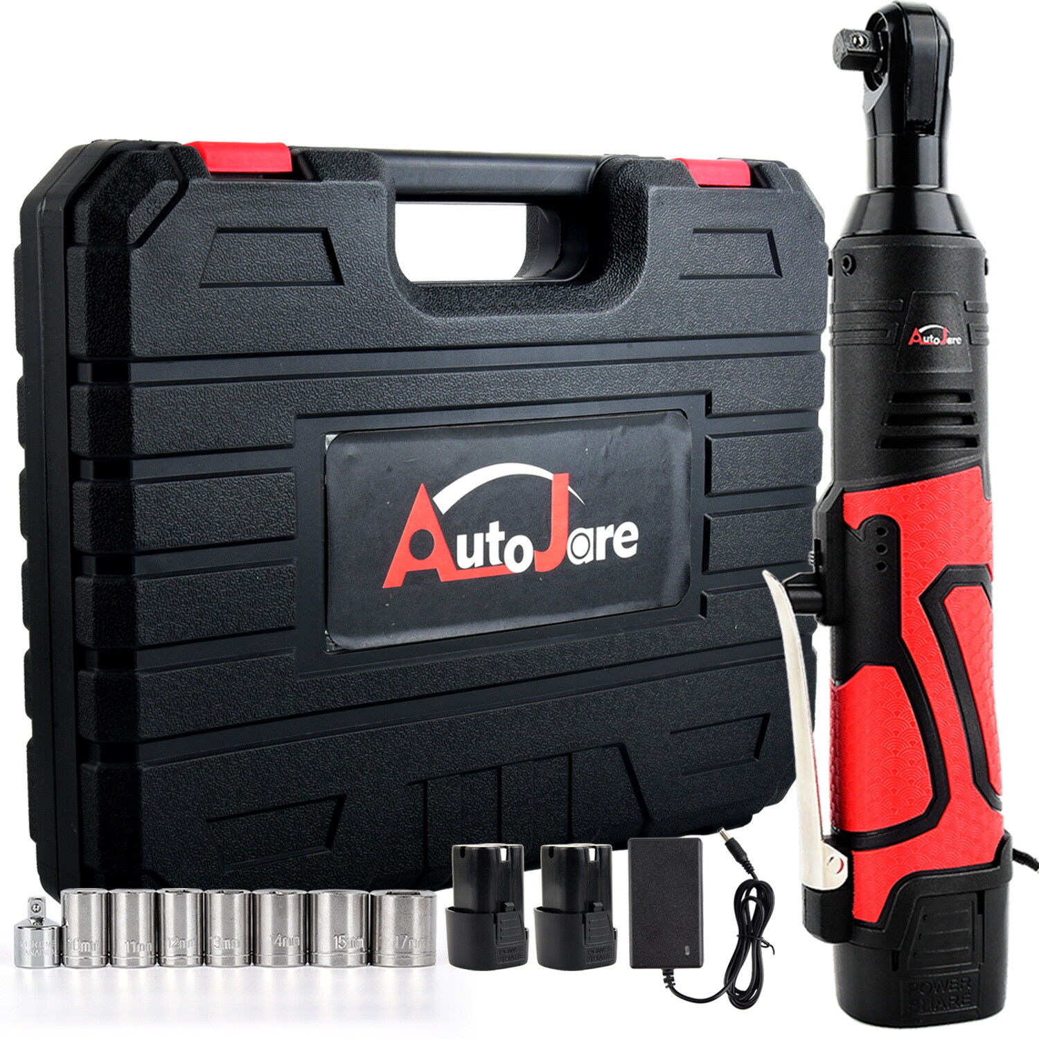 18V 2Battery Electric Cordless Ratchet 3/8\