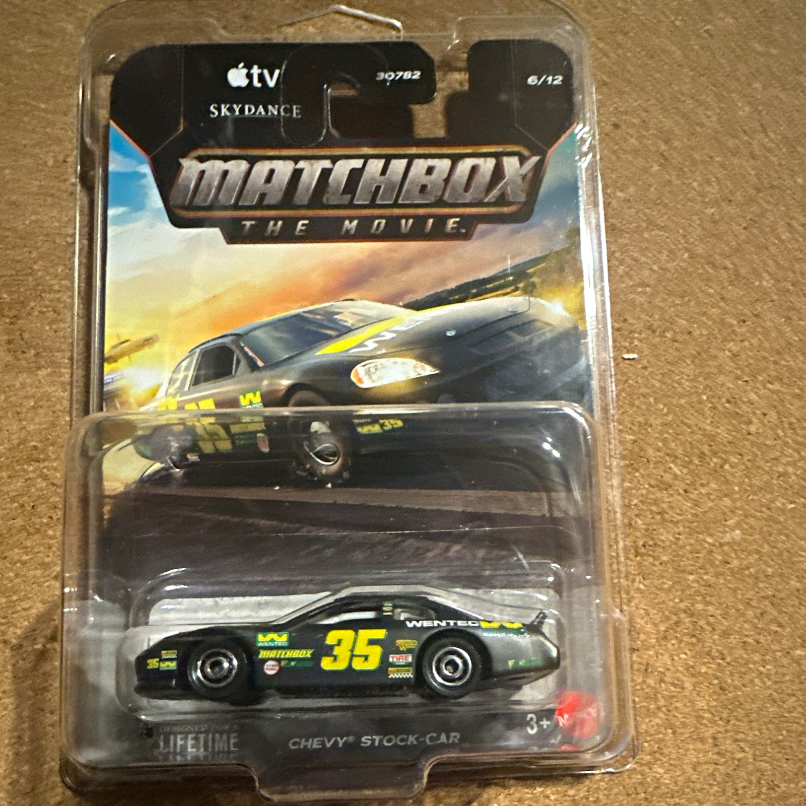 Matchbox The Movie Chevrolet Chevy Stock Car #35 Diecast 30782 Matchbox The Movie Chevrolet Chevy Stock Car #35 Diecast 30782