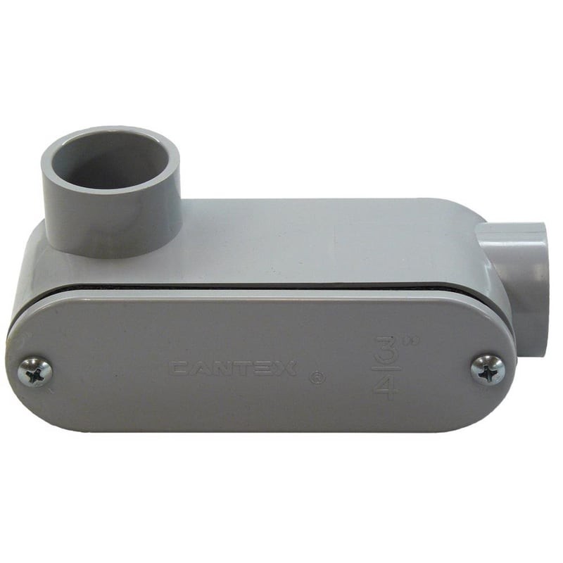 CANTEX 5133647 2IN PVC Conduit Body CANTEX 5133647 2IN PVC Conduit Body