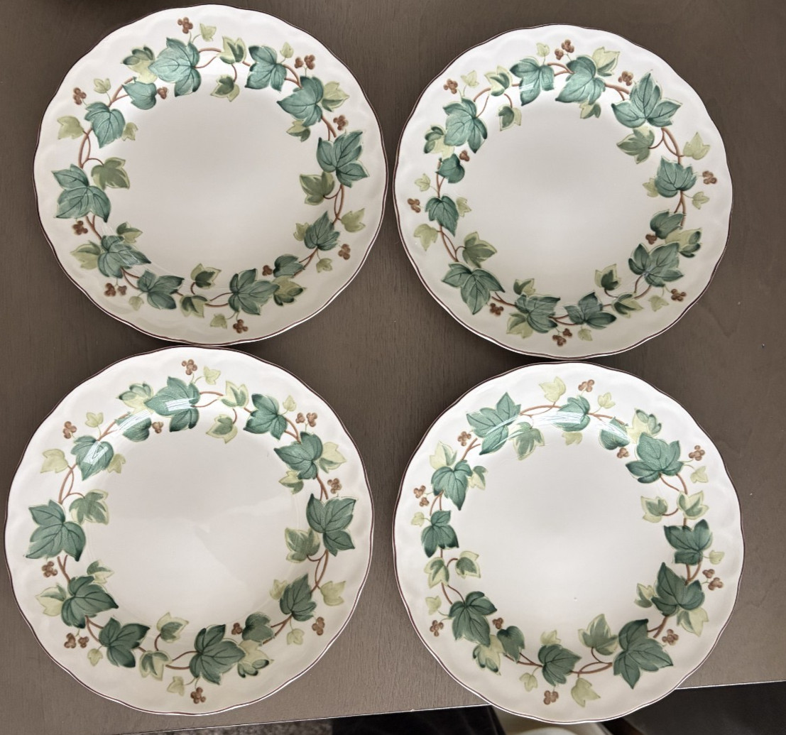 Nikko Greenwood_Ivy_ Salad Plates _ Price Qty 4_ 2 Sets Available Nikko Greenwood_Ivy_ Salad Plates _ Price Qty 4_ 2 Sets Available