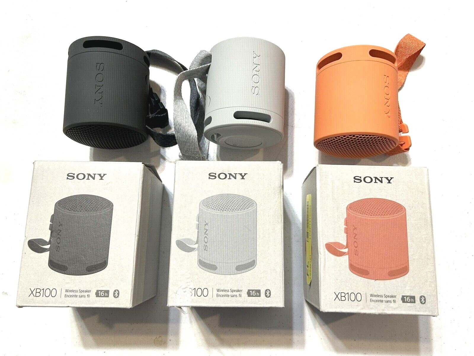 Sony XB100 Genuine Extra Bass Portable Bluetooth Speaker XB100