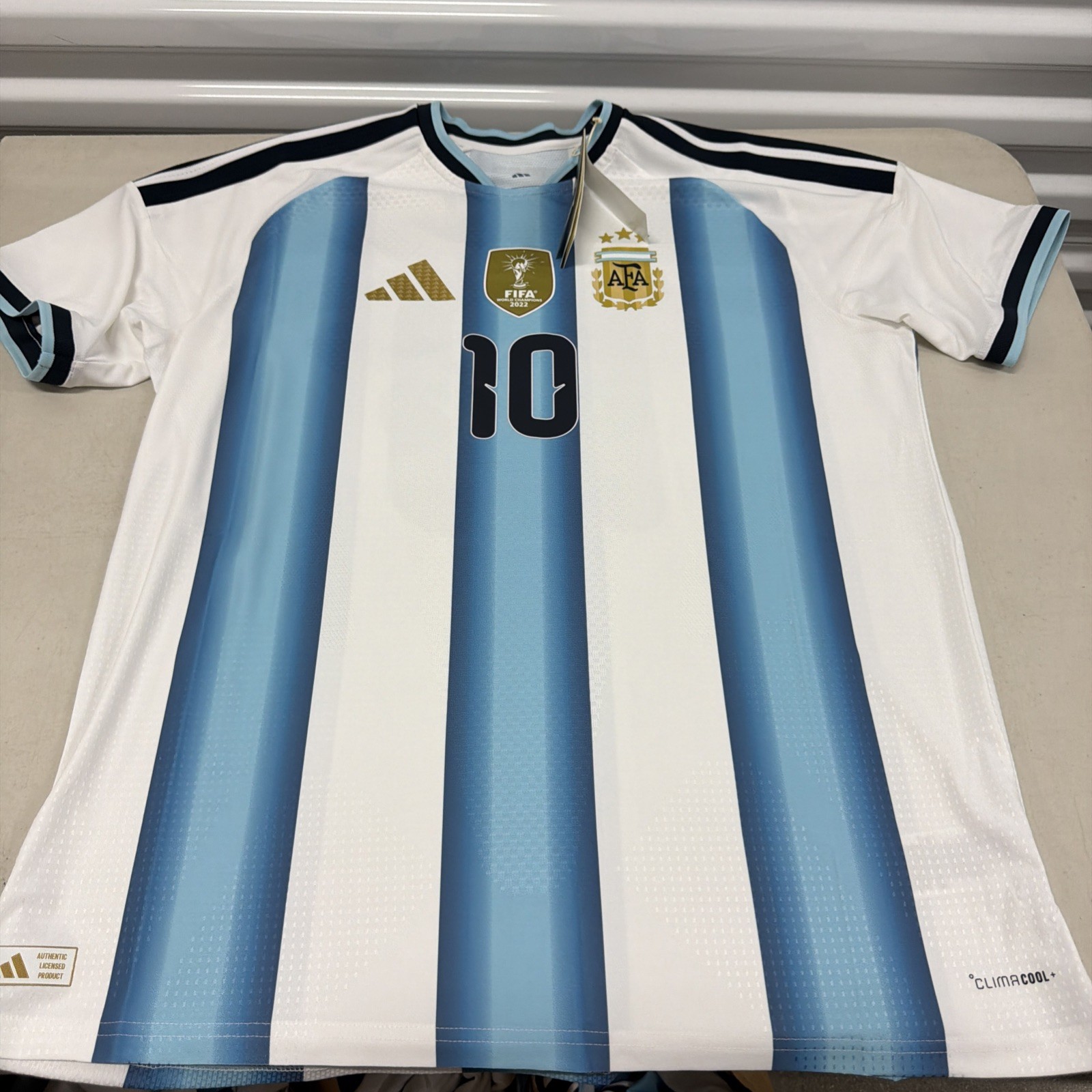 Messi Argentina Adidas Authentic 2026 World Cup Home Jersey XL Code KH3934