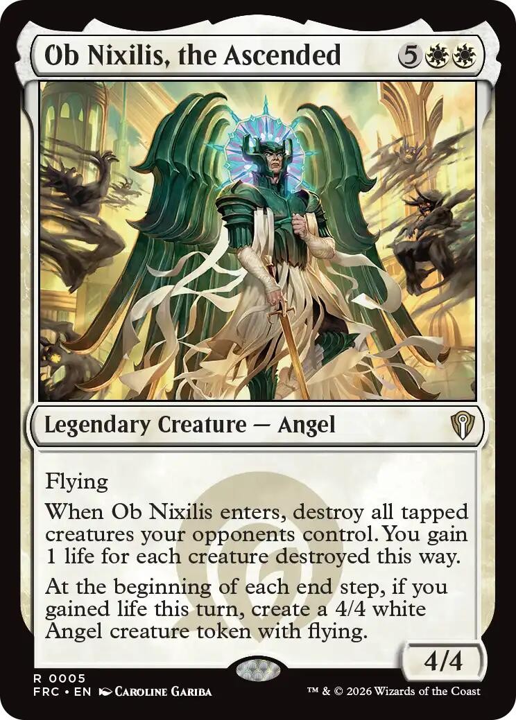 Ob Nixilis, the Ascended - 5 - NM - Commander: Reality Fracture