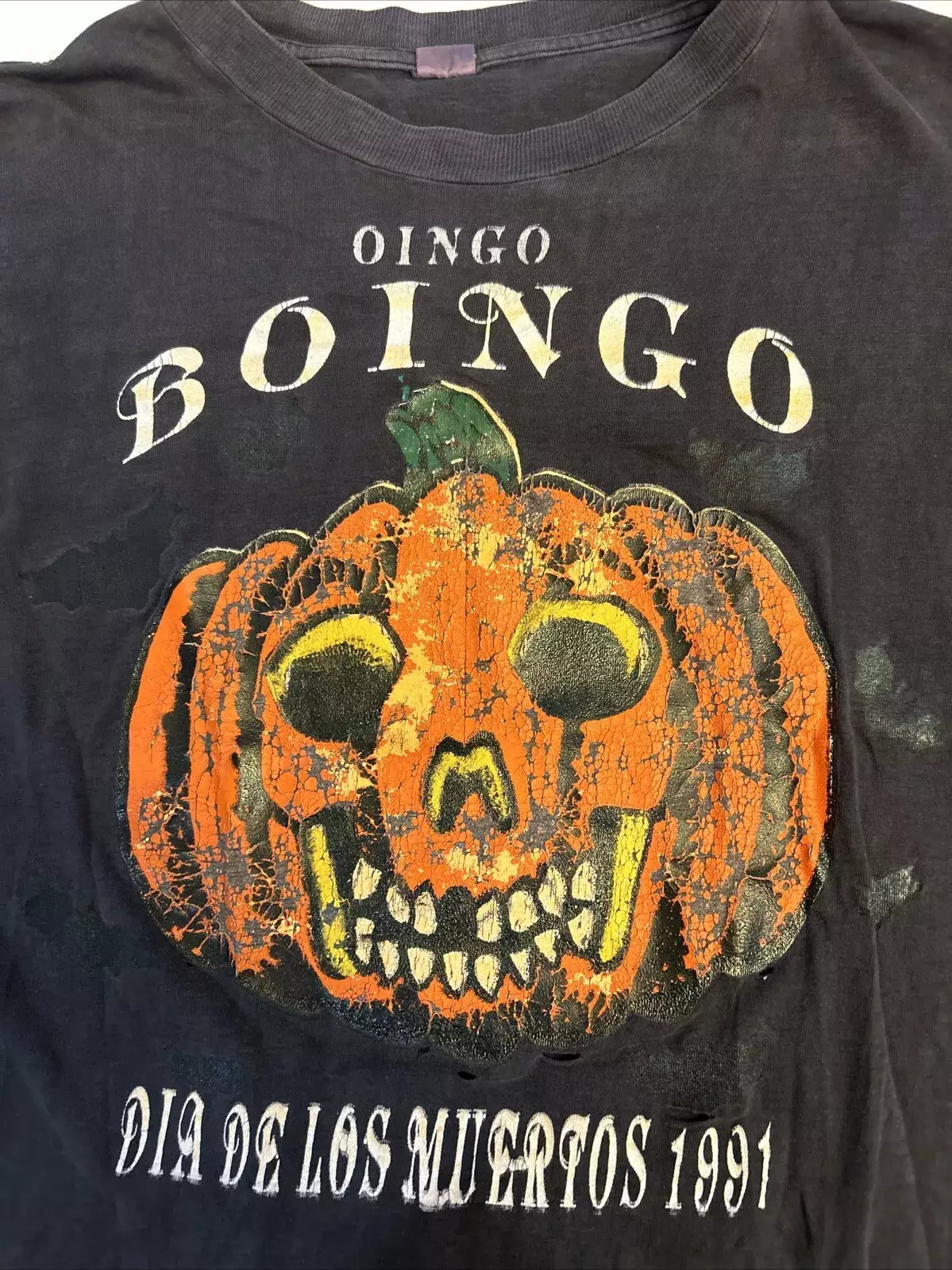 1991 Oingo boingo DIA DELOS MUERTOS T Shirt Full Size S-5XL TT355 1991 Oingo boingo DIA DELOS MUERTOS T Shirt Full Size S-5XL TT355