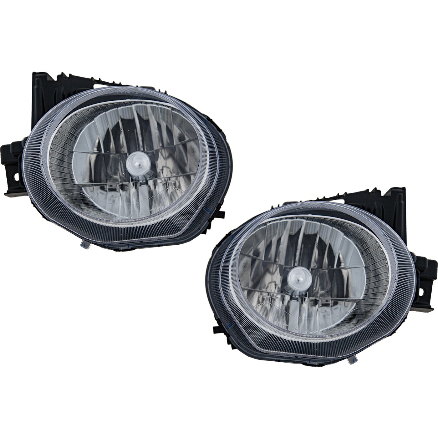 Headlight Set For 2011 2012 2013 2014 Nissan Juke Left and Right With Bulb 2Pc